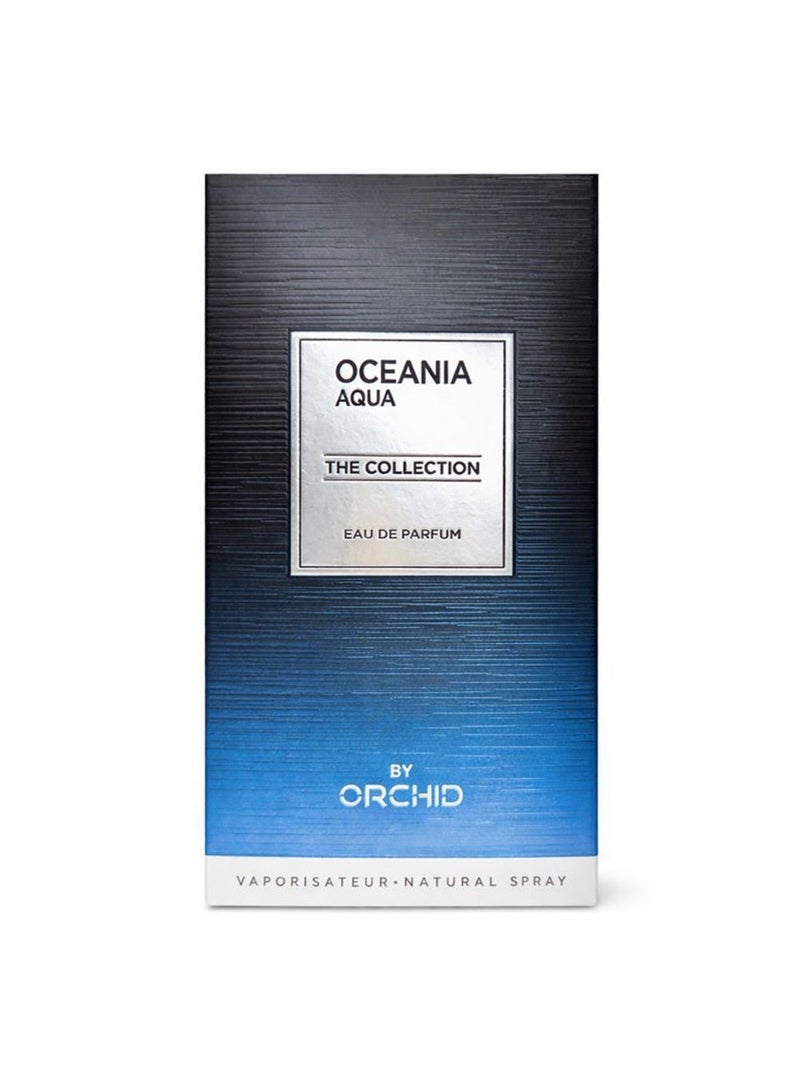 Orchid Oceania Aqua Pour Homme Eau de Parfum 100ml for Men | Long Lasting Fresh Spicy Woody Perfume with Ginger, Cardamom & Lavender | Leather, Vanilla & Woody Base Notes - Image 5